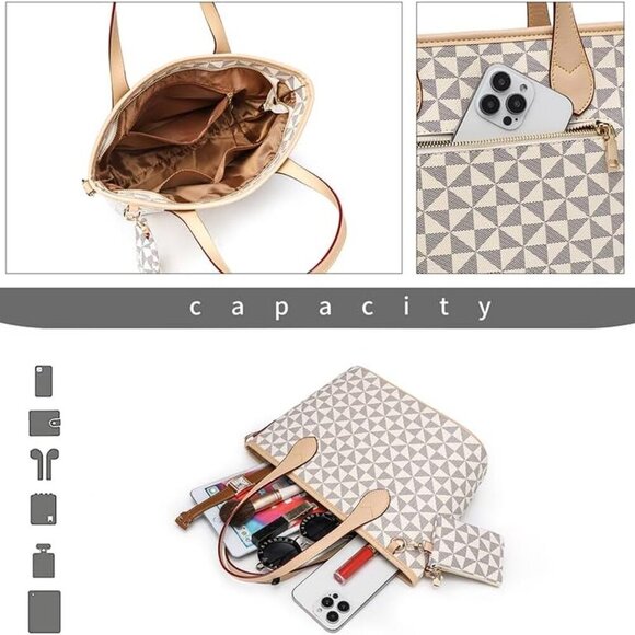 Women's Wallet PU Leather Handbag, a Fashionable Crossbody Bag Suitable For Fema - Picture 6 of 7